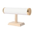 thumbnail image 2 of Jewelry Bracelet Display Stand Bracelet Storage Rack for Bracelet Watch Desk StyleA-White PU, 2 of 8