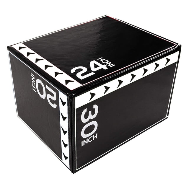 BalanceFrom Fitness 16lb Versatile 3-in-1 Plyometric Jumping Exercise Box