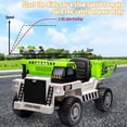 thumbnail image 4 of Kids Ride-on Dump Truck with Remote Control, 2-Speed Electric Toy Car, Shovel, Music for Outdoor Play, 4 of 8
