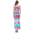 thumbnail image 4 of White Mark Women's Kalea Tie Dye Overlay Maxi Dress, 4 of 5