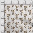 thumbnail image 2 of oneOone Georgette Viscose Dark Olive Green Fabric Asian Block Sewing Craft Projects Fabric Prints By Yard 42 Inch Wide, 2 of 4