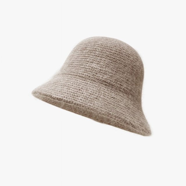 LinYooLi Hat Women's Autumn/Winter Korean Edition Instagram Fashion Brand Versatile Woolen Hat Cold Hat Winter Warm Ear Protection Big Head Bucket Hat