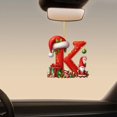 thumbnail image 3 of 26 Letter Christmas Decorations, 3Inch Hat Letter Pendant For Christmas Hanging For Christm Alphabet Tree,Xmas Ornaments, 3 of 8