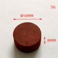 thumbnail image 4 of 2Pcs Billiard Cue Tips 14*8mm 6 Layers Leather Pool Cue Tips for American Cue, 4 of 7