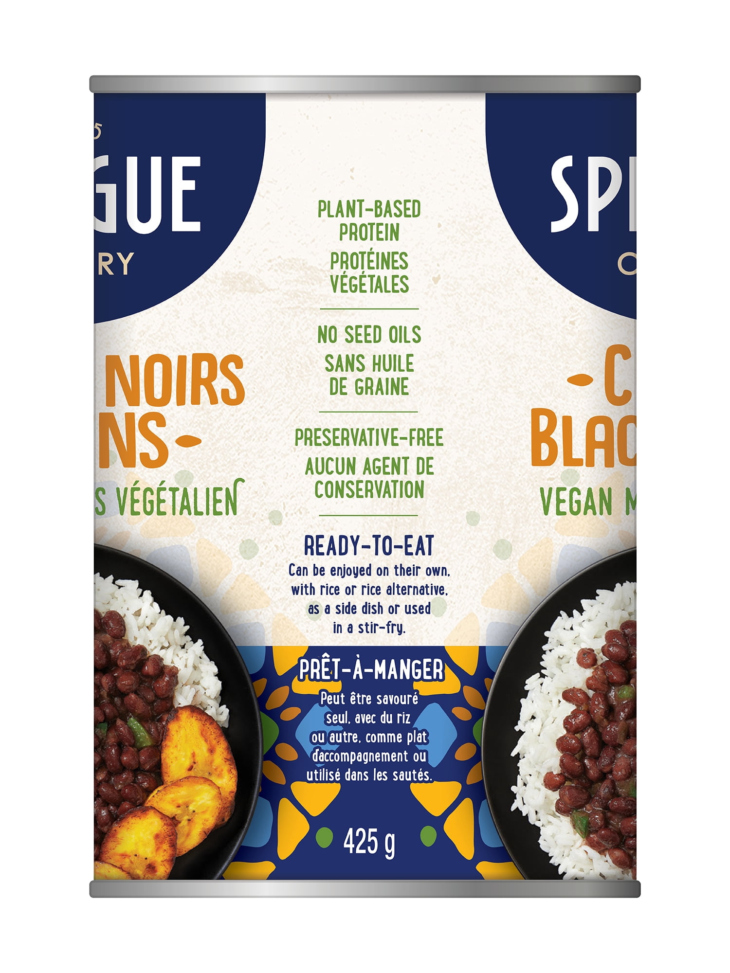 Sprague haricots noirs cubains 398 ml
