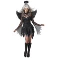 thumbnail image 1 of Sexy Black Fallen Angel Dress Costume Adult Medium 8-10, 1 of 1