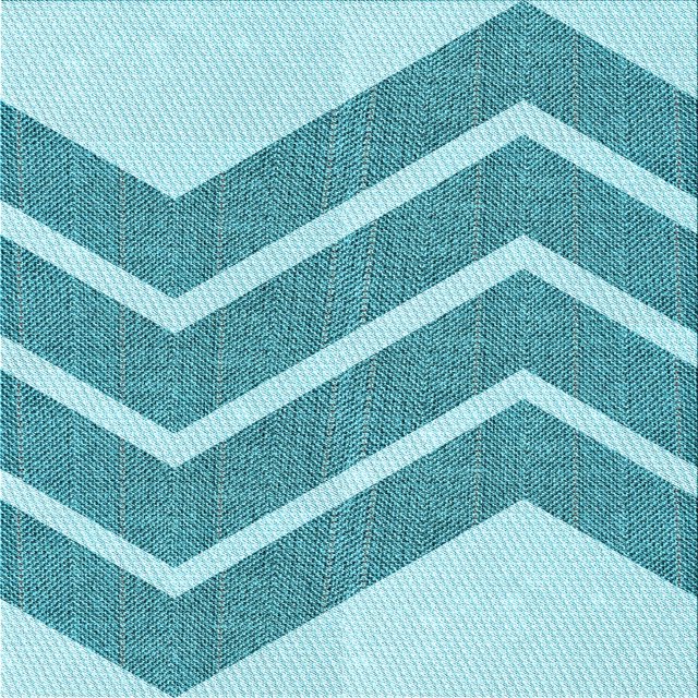 Ahgly Company Tapis de Zone Carrés d'Intérieur Lavables à la Machine, Transitionnels, Bleu Tron, 4 Pieds Carré