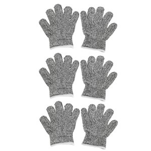 Gants de protection pour enfants,3 Gants de travail résistants à la coupe Gants à l'épreuve de coupe Gantages de travail respectueux de l'environnement