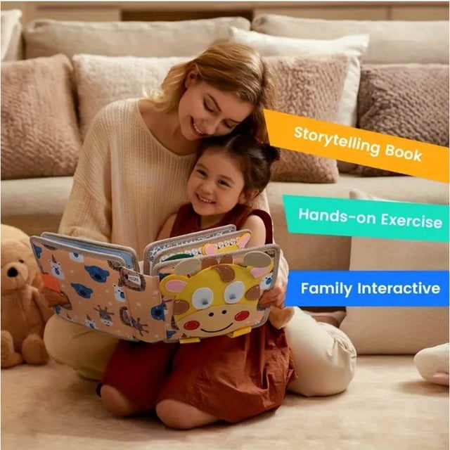 Quiet Book For Toddlers Busy Board Sensory Educational Toy Preschool Learning Activities