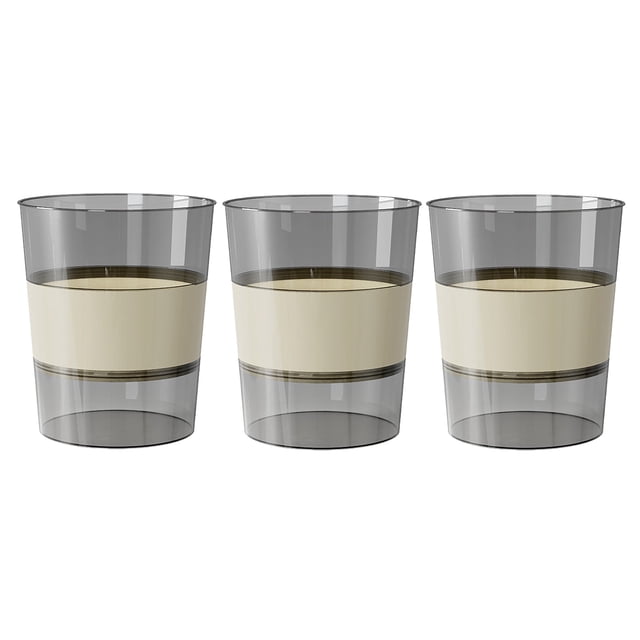 Rubbish Bags Product Category 3 Piece Modular Can for Home Use with Large Capacity and Minimalist Design Versatile Garbage Solution for Room Spaces 3PCS