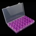 thumbnail image 1 of 5D Jewelry Box Organizer Box Storage Case Diy  Painting Drill Rhinestone Bead 56 Grid Transparent Container, 1 of 9