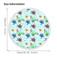 thumbnail image 2 of Colorful Round Beach Towel - Sandproof & Quick Dry Microfiber Blanket for Pool, Yoga, Picnics, and Travel, 2 of 8