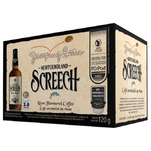 Jumping Bean Newfoundland Screech Café aromatisé au rhum PODS