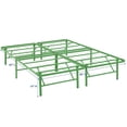 thumbnail image 2 of Modway Horizon Replaces Box Spring-Folding Metal Mattress Bed Frame, Queen, Green, 2 of 2