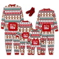 thumbnail image 1 of PatPat Pyjamas de Noël pour Hommes Pyjamas Assortis pour Couples Famille Imprimé Pain d'Épice Rouge Tenue de Nuit des Fêtes, 1 of 13