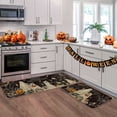 thumbnail image 3 of Kitchen Carpet Set Pumpkin Alphabet Kitchen Carpet Washable Cushion Comfortable Kitchen Carpet Set Porch Throw Blanket Carpet Shag Terracotta Throw Fuzzy Abstract Area Rugs for Bedroom Living Room, 3 of 3