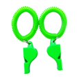 thumbnail image 4 of koolsoo 2 Pieces Survival Whistle Wrist Coil Emergency Scuba Diving Green, 4 of 6
