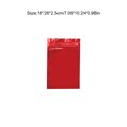 thumbnail image 3 of 100 Pieces Foil Pack Bag Home Leakproof Sealing Cosmetic is made Powder Package Bags Wrapping Accessory Holding Pouch Red 18x26cm, 3 of 8