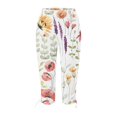 thumbnail image 4 of Womens Relaxed Fit Pants by Generic Summer Casual Drawstring Solid Cropped Cargo Pants, Black, Size XL, 4 of 5