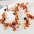thumbnail image 1 of Dvkptbk Plastic Simulation Pumpkin Rattan Faux Pumpkin Rattan Halloween Pains Decoration Pinecone Maple Leaf Pumpkin Rattan Christmas Holiday Hanging Decoration, 1 of 6