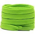 thumbnail image 1 of Solid Flat Shoelaces Hollow Thick Athletic Shoe Laces Strings 2 Pair, 1 of 7