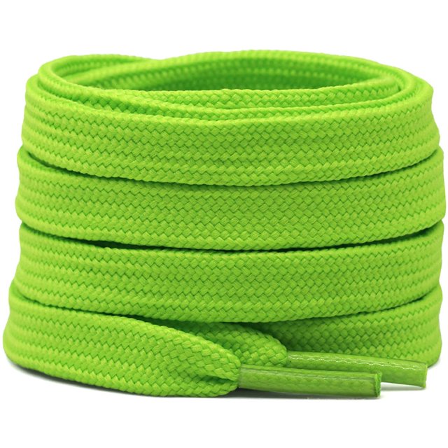 Solid Flat Shoelaces Hollow Thick Athletic Shoe Laces Strings 2 Pair