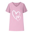 thumbnail image 3 of Birdeem Femmes Été Aguichant Mode Imprimé Régulier Col en V Femmes Manches Courtes Haut Blouse, 3 of 6