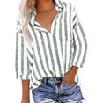 thumbnail image 1 of Xihbxyly Hauts Grande Taille pour Femmes Manches 3/4 Mode Décontractée Imprimé Manches Courtes Col Rond Blouses Chemises Offres Hebdomadaires, 1 of 7