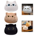 thumbnail image 4 of Chendee Oreiller en Peluche Chat Noir 3D Jouet en Peluche Mignon Oreiller de Canapé Design Chat, 8Cm, 4 of 9