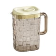 thumbnail image 1 of WRKEKC Clearance 2000ml Transparent Beverage Pitcher with Ribbed Handle | Leak-Proof ABS Plastic Water Jug for Bar, Kitchen, Parties | Dishwasher Safe, 1 of 6