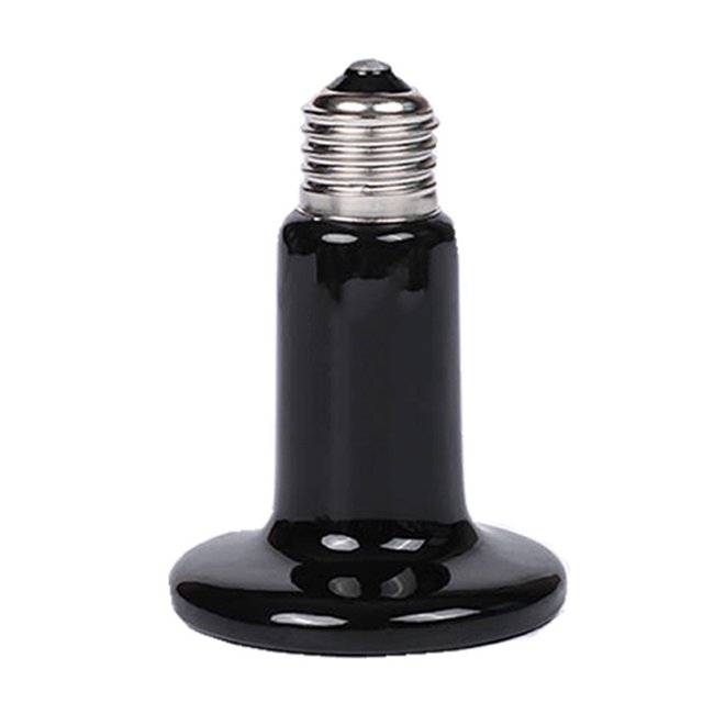 CAROOTU Mini Ceramic Infrared Heat Lamp E27 220V Reptile Emitter Bulbs for Small Pet Reptile