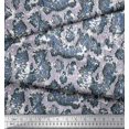 thumbnail image 2 of Soimoi Poly Georgette Fabric Snake Animal Skin Printed Fabric 1 Yard 42 Inch Wide, 2 of 3
