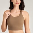 thumbnail image 4 of Yuyuzo Sports Bras for Women Wireless Round Neck High Support Seamless Full Coverage Workout Crop Tank Tops, 4 of 7