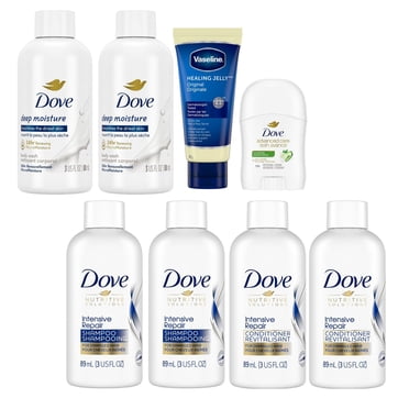 Dove + Vaseline Trial & Travel Pack 7-Piece Set