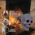 thumbnail image 1 of Halloween Decorations Outdoor,Reusable Halloween Firepit Skull Fire Logs Human Skull Ceramic Fireproof Skull Fire Pile Up Halloween Decor for Party Bbq Bonfire Campfires Fireplaces, 1 of 9