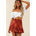 thumbnail image 2 of Women's Ruffle Short Sleeve Tie Up Back Crop Top Off Shoulder Bardot Blouse,White,XL, 2 of 5