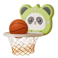 thumbnail image 1 of Green Adjustable Basketball Hoop Set For Children With Digital Scoreboard And Suction Mount, 1 of 6