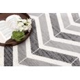 thumbnail image 4 of Rug Branch Montage Collection Modern Abstract Runner Area Rug (2x12 feet) Abstract - 2'3" x 12', Grey, 4 of 5