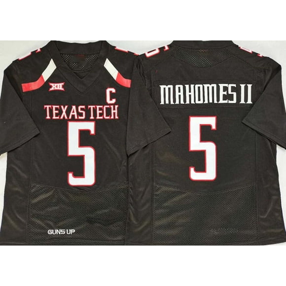 Mens North Carolina Tar Heels Black #5 Mahomes Ii College Football Jersey