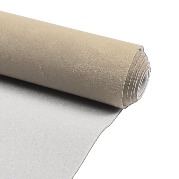 Unique Bargains Tissu Suède 160G Tissu de Toit 48.03 Pouces L x 59.84 Pouces W Bordure Intérieure Réparation de Toit Bricolage Remplacement Mousse pour Voiture RV SUV Automobile Camel 1 Pcs