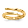thumbnail image 1 of 14K Yellow Gold Polished Bypass Ring, 1 of 2