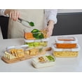 thumbnail image 3 of Felli Duo Local Contenant de Préparation de Repas pour Réfrigérateur, Tupperware de Cuisine Empilable Étanche pour Restes, Rangement des Aliments, Contenant de Lunch de Voyage, Christ, 3 of 9