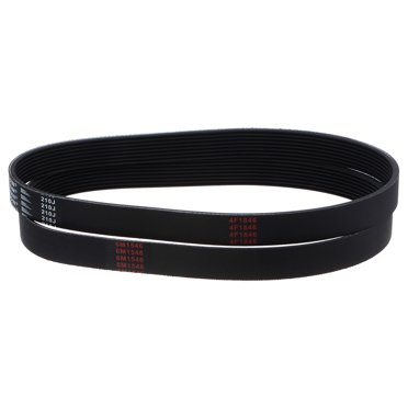 Unique Bargains 210J8 Ceinture à Nervures en V pour PJ, Ceinture Serpentine de Transmission Industrielle EPDM, Lot de 2
