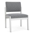 thumbnail image 1 of Fauteuil d'Appoint Sans Accoudoirs Lenox en Acier pour Réception / Acier Argenté / Gris, 1 of 5