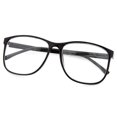 thumbnail image 2 of grinderPUNCH Clear Lens Nerdy Square Thin Plastic Frame Glasses, 2 of 5