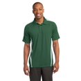 thumbnail image 1 of Sport-Tek ®  Posicharge ®  Micro-Mesh Colorblock Polo. St685 M Forest Green/ White, 1 of 5