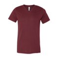 thumbnail image 1 of BELLA+CANVAS T-Shirt Jersey à Col en V pour Homme, P, Heather Cardinal, 1 of 3