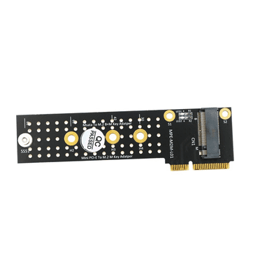 M.2 (NGFF) NVME SSD vers Mini PCIe Convertisseur Carte Mini PCI-E vers M.2 Adaptateur M-Key Msata vers M.2 B+M Adaptateur Clé