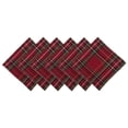 thumbnail image 1 of Design Imports CAMZ10906 Ensemble de Serviettes de Table Métalliques à Carreaux - Ensemble de 6, 1 of 4