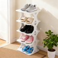 thumbnail image 4 of Shoe Storage Cabinet News Thickened and Widened Corner Simple Shoe Rack Small Size Easy To Install Detachable Washable Storage Shoe Cabinet Small Shoe Rack, 4 of 6